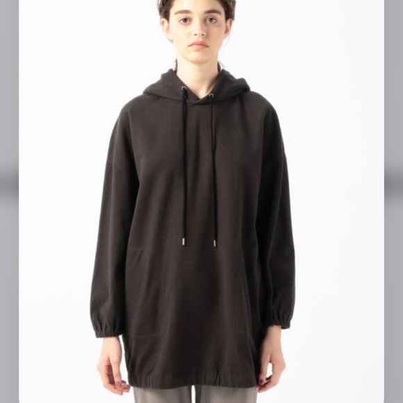 James Perse Oversized Womens Hoodie 100% Cotton Sweater - Picture 1 of 16